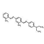CAS#: 85959-32-6， N,N-Diethyl-4-({2-methyl-4-[(2-methylphenyl)diazenyl]phenyl}diazenyl)aniline
