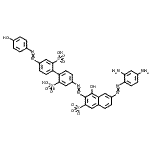 CAS#: 85959-37-1， 6-[(2,4-Diaminophenyl)diazenyl]-4-hydroxy-3-({4'-[(4-hydroxyphenyl)diazenyl]-2,2'-disulfo-4-biphenylyl}diazenyl)-2-naphthalenesulfonate