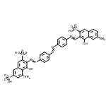 CAS#: 85959-51-9， 5-Amino-3-{[4-({4-[(7-amino-1-hydroxy-3-sulfo-2-naphthyl)diazenyl]phenyl}diazenyl)phenyl]diazenyl}-4-hydroxy-2,7-naphthalenedisulfonic acid