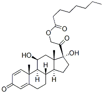 CAS#: 85959-58-6， (11beta)-11,17-Dihydroxy-21-[(1-Oxooctyl)Oxy]-Pregna-1,4-Diene-3,20-Dione