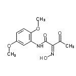 CAS#: 85968-62-3， (2Z)-N-(2,5-Dimethoxyphenyl)-2-(hydroxyimino)-3-oxobutanamide