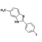 CAS#: 859732-41-5， 2-(4-Fluorophenyl)-5-methyl-1H-benzimidazole
