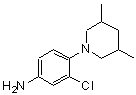 CAS#: 85983-54-6， 3-Chloro-4-(3,5-dimethyl-1-piperidinyl)aniline
