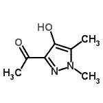CAS#: 85985-64-4， 1-(4-Hydroxy-1,5-dimethyl-1H-pyrazol-3-yl)ethanone