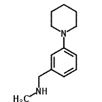 CAS#: 859850-65-0， N-Methyl-1-[3-(1-piperidinyl)phenyl]methanamine