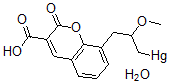 CAS#: 86-36-2， [3-(3-Carboxy-2-oxochromen-8-yl)-2-methoxypropyl]mercury hydrate