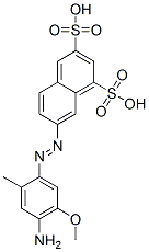 CAS#: 86-63-5， 7-[(4-Amino-5-Methoxy-2-Methylphenyl)Azo]Naphthalene-1,3-Disulphonic Acid