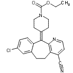 CAS#: 860010-33-9， Ethyl 4-(8-chloro-4-cyano-5,6-dihydro-11H-benzo[5,6]cyclohepta[1,2-b]pyridin-11-ylidene)-1-piperidinecarboxylate