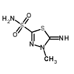 CAS#: 86029-46-1， 5-Imino-4-methyl-4,5-dihydro-1,3,4-thiadiazole-2-sulfonamide