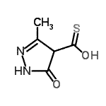 CAS#: 860409-20-7， 3-Methyl-5-Oxo-2-Pyrazoline-4-Carbothioic Acid