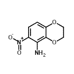 CAS#: 860690-60-4， 6-Nitro-2,3-dihydro-1,4-benzodioxin-5-amine