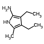 CAS#: 861033-68-3， 3,4-Diethyl-5-methyl-1H-pyrrol-2-amine