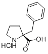 structure of CAS# 86116-84-9, (R)-alpha-Benzyl-L-Proline Hydrochloride;(R)-2-Benzyl-DL-Proline Hydrochloride, 95%;(R)-2-Benzyl-Pyrrolidine-2-Carboxylic Acid;2-Benzyl-L-Proline Hydrochloride, 95%
