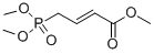 structure of CAS# 86120-40-3, Trimethyl 4-Phosphonocrotonate;Methyl-4-(Dimethylphosphono)Crotonate, Tech. (80-90% : ~85%);Trimethyl 4-Phosphonocrotonate, (E)+(Z), 90+%;Trimethyl 4-Phosphonocrotonate, (E)+(Z)