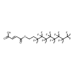CAS#: 86130-60-1， (2E)-4-[(3,3,4,4,5,5,6,6,7,7,8,8,9,9,10,10,10-Heptadecafluorodecyl)oxy]-4-oxo-2-butenoic acid