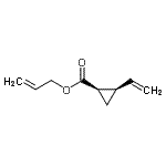 CAS#: 86133-45-1， Allyl (1R,2R)-2-vinylcyclopropanecarboxylate