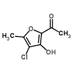 CAS#: 861357-60-0， 1-(4-Chloro-3-hydroxy-5-methyl-2-furyl)ethanone