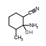 CAS#: 861618-27-1， 2-Amino-2-hydroxy-3-methylcyclohexanecarbonitrile