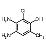 CAS#: 861619-76-3， 3,4-Diamino-2-chloro-6-methylphenol