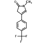 CAS#: 862588-66-7， 2-Methyl-5-[4-(trifluoromethyl)phenyl]-2,4-dihydro-3H-pyrazol-3-one