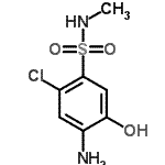 CAS#: 86264-31-5， 4-Amino-2-chloro-5-hydroxy-N-methylbenzenesulfonamide