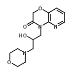 CAS#: 86267-12-1， 4-[2-Hydroxy-3-(4-morpholinyl)propyl]-2H-pyrido[3,2-b][1,4]oxazin-3(4H)-one