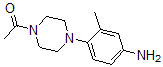 structure of CAS# 862686-09-7, 1-[4-(4-Amino-2-Methylphenyl)-1-Piperazinyl]-Ethanone