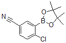 CAS 登录号：863868-30-8， 2-氯-5-氰基苯基硼酸频哪醇酯