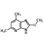 CAS#: 863877-91-2， 2-Methoxy-5,7-dimethyl-1H-imidazo[4,5-b]pyridine