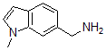 structure of CAS# 864264-03-9, 1-Methyl-1H-Indole-6-Methanamine;6-(Aminomethyl)-1-Methyl-1H-Indole 97%;(1-METHYL-1H-INDOL-6-YL)METHYLAMINE;6-(Aminomethyl)-1-Methyl-1H-Indole