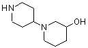 structure of CAS# 864356-11-6, 1-(4-piperidyl)piperidin-3-ol;[1,4']Bipiperidinyl-3-ol;1-(Piperidin-4-yl)piperidin-3-ol;MFCD05864536
