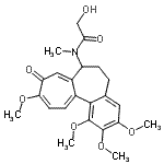 CAS#: 86436-33-1， 2-Hydroxy-N-methyl-N-(1,2,3,10-tetramethoxy-9-oxo-5,6,7,9-tetrahydrobenzo[a]heptalen-7-yl)acetamide