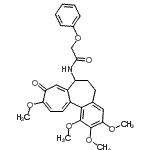 CAS#: 86436-45-5， 2-Phenoxy-N-(1,2,3,10-tetramethoxy-9-oxo-5,6,7,9-tetrahydrobenzo[a]heptalen-7-yl)acetamide