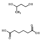 CAS#: 86438-03-1， Hexanedioic acid - 1,3-butanediol (1:1)