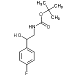 CAS#: 864539-93-5， 2-Methyl-2-propanyl [2-(4-fluorophenyl)-2-hydroxyethyl]carbamate
