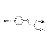 CAS#: 864684-69-5， 4-(2,2-Dimethoxyethoxy)benzonitrile
