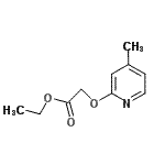 CAS#: 864684-80-0， Ethyl [(4-methyl-2-pyridinyl)oxy]acetate