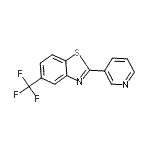 CAS#: 864684-89-9， 2-(3-Pyridinyl)-5-(trifluoromethyl)-1,3-benzothiazole