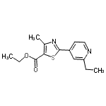 CAS#: 864684-98-0， Ethyl 2-(2-ethyl-4-pyridinyl)-4-methyl-1,3-thiazole-5-carboxylate