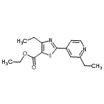 CAS#: 864684-99-1， Ethyl 4-ethyl-2-(2-ethyl-4-pyridinyl)-1,3-thiazole-5-carboxylate