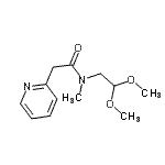CAS#: 864685-06-3， N-(2,2-Dimethoxyethyl)-N-methyl-2-(2-pyridinyl)acetamide