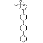 CAS#: 864685-07-4， 2-Methyl-2-propanyl 4-[4-(2-pyridinyl)-1-piperazinyl]-1-piperidinecarboxylate