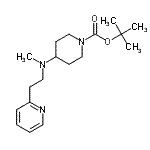 CAS#: 864685-08-5， 2-Methyl-2-propanyl 4-{methyl[2-(2-pyridinyl)ethyl]amino}-1-piperidinecarboxylate