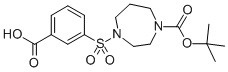 CAS#: 864685-22-3， 4-(3-Carboxy-Benzenesulfonyl)-[1,4]Diazepane-1-Carboxylic Acid Tert-Butyl Ester