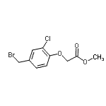 CAS#: 864685-36-9， Methyl [4-(bromomethyl)-2-chlorophenoxy]acetate