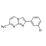 CAS#: 864685-42-7， 2-(3-Bromophenyl)-7-methylimidazo[1,2-a]pyrimidine
