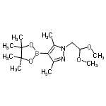 CAS#: 864754-33-6， 1-(2,2-Dimethoxyethyl)-3,5-dimethyl-4-(4,4,5,5-tetramethyl-1,3,2-dioxaborolan-2-yl)-1H-pyrazole
