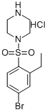CAS#: 864759-59-1， 4-(4-Bromo-2-Ethyl-Benzenesulfonyl)-Piperazine Hydrochloride