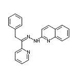 CAS#: 86486-16-0， 2-{(2Z)-2-[2-Phenyl-1-(2-pyridinyl)ethylidene]hydrazino}quinoline