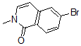 structure of CAS# 864866-92-2, 6-Bromo-2-Methyl-1(2H)-Isoquinolinone;6-Bromo-2-Methyl-1,2-Dihydroisoquinolin-1-One;1(2H)-Isoquinolinone,6-Bromo-2-Methyl-(9CI);6-Bromo-2-Methylisoquinolin-1(2H)-One